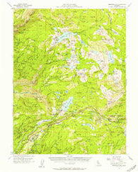 Emigrant Gap California Historical topographic map, 1:62500 scale, 15 X 15 Minute, Year 1955
