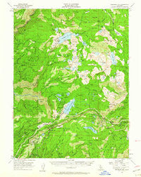Emigrant Gap California Historical topographic map, 1:62500 scale, 15 X 15 Minute, Year 1955