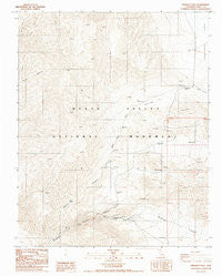Emigrant Pass California Historical topographic map, 1:24000 scale, 7.5 X 7.5 Minute, Year 1988