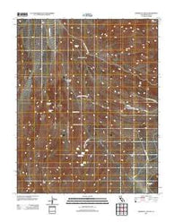 Emigrant Canyon California Historical topographic map, 1:24000 scale, 7.5 X 7.5 Minute, Year 2012