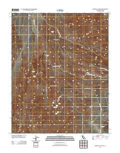 Emigrant Canyon California Historical topographic map, 1:24000 scale, 7.5 X 7.5 Minute, Year 2012