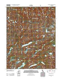 Emigrant Lake California Historical topographic map, 1:24000 scale, 7.5 X 7.5 Minute, Year 2012