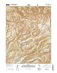 Emigrant Lake California Current topographic map, 1:24000 scale, 7.5 X 7.5 Minute, Year 2015