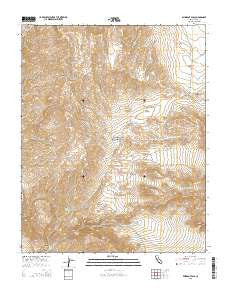 Emigrant Pass California Current topographic map, 1:24000 scale, 7.5 X 7.5 Minute, Year 2015
