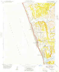 Encinitas California Historical topographic map, 1:24000 scale, 7.5 X 7.5 Minute, Year 1949
