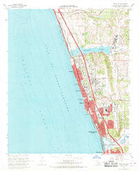 Encinitas California Historical topographic map, 1:24000 scale, 7.5 X 7.5 Minute, Year 1968