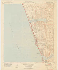 Encinitas California Historical topographic map, 1:24000 scale, 7.5 X 7.5 Minute, Year 1949
