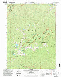 English Peak California Historical topographic map, 1:24000 scale, 7.5 X 7.5 Minute, Year 2001