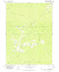 English Peak California Historical topographic map, 1:24000 scale, 7.5 X 7.5 Minute, Year 1977