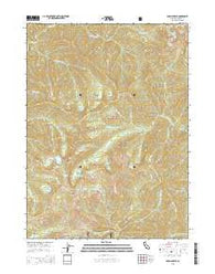 English Peak California Current topographic map, 1:24000 scale, 7.5 X 7.5 Minute, Year 2015