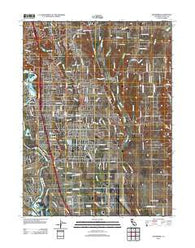 Enterprise California Historical topographic map, 1:24000 scale, 7.5 X 7.5 Minute, Year 2012
