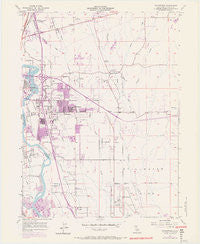 Enterprise California Historical topographic map, 1:24000 scale, 7.5 X 7.5 Minute, Year 1957