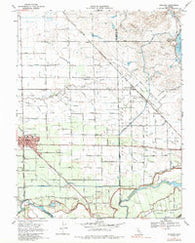 Escalon California Historical topographic map, 1:24000 scale, 7.5 X 7.5 Minute, Year 1968
