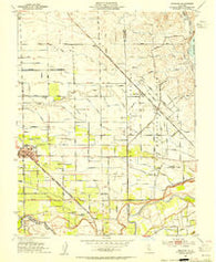 Escalon California Historical topographic map, 1:24000 scale, 7.5 X 7.5 Minute, Year 1953