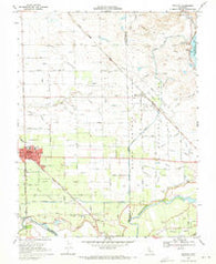 Escalon California Historical topographic map, 1:24000 scale, 7.5 X 7.5 Minute, Year 1968