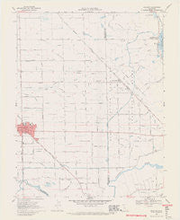 Escalon California Historical topographic map, 1:24000 scale, 7.5 X 7.5 Minute, Year 1968