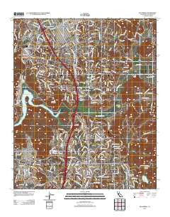 Escondido California Historical topographic map, 1:24000 scale, 7.5 X 7.5 Minute, Year 2012