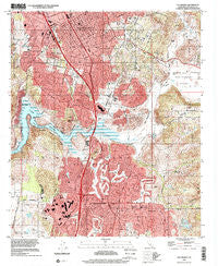 Escondido California Historical topographic map, 1:24000 scale, 7.5 X 7.5 Minute, Year 1996