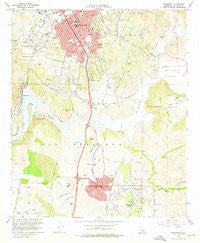 Escondido California Historical topographic map, 1:24000 scale, 7.5 X 7.5 Minute, Year 1968