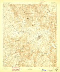 Escondido California Historical topographic map, 1:62500 scale, 15 X 15 Minute, Year 1893