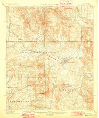 Escondido California Historical topographic map, 1:62500 scale, 15 X 15 Minute, Year 1901