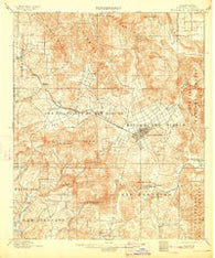 Escondido California Historical topographic map, 1:62500 scale, 15 X 15 Minute, Year 1901