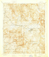 Escondido California Historical topographic map, 1:62500 scale, 15 X 15 Minute, Year 1901