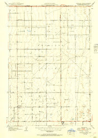 Esperanza School California Historical topographic map, 1:24000 scale, 7.5 X 7.5 Minute, Year 1951