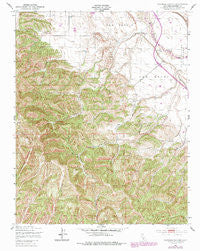 Espinosa Canyon California Historical topographic map, 1:24000 scale, 7.5 X 7.5 Minute, Year 1949