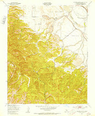 Espinosa Canyon California Historical topographic map, 1:24000 scale, 7.5 X 7.5 Minute, Year 1949