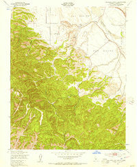 Espinosa Canyon California Historical topographic map, 1:24000 scale, 7.5 X 7.5 Minute, Year 1949
