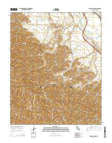 Espinosa Canyon California Current topographic map, 1:24000 scale, 7.5 X 7.5 Minute, Year 2015