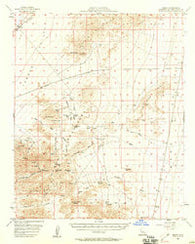 Essex California Historical topographic map, 1:62500 scale, 15 X 15 Minute, Year 1956