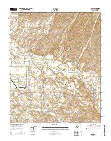Estrella California Current topographic map, 1:24000 scale, 7.5 X 7.5 Minute, Year 2015