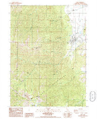 Etna California Historical topographic map, 1:24000 scale, 7.5 X 7.5 Minute, Year 1986