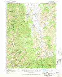 Etna California Historical topographic map, 1:62500 scale, 15 X 15 Minute, Year 1955