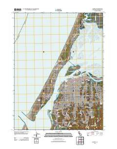 Eureka California Historical topographic map, 1:24000 scale, 7.5 X 7.5 Minute, Year 2012