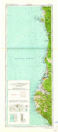 Eureka California Historical topographic map, 1:250000 scale, 2 X 1 Degree, Year 1961
