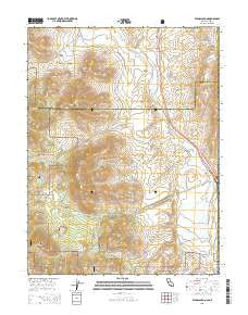 Evans Canyon California Current topographic map, 1:24000 scale, 7.5 X 7.5 Minute, Year 2015