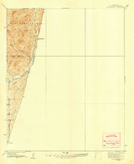 Evey Canyon California Historical topographic map, 1:20000 scale, 7.5 X 7.5 Minute, Year 1940