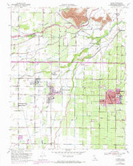 Exeter California Historical topographic map, 1:24000 scale, 7.5 X 7.5 Minute, Year 1950