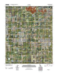Exeter California Historical topographic map, 1:24000 scale, 7.5 X 7.5 Minute, Year 2012