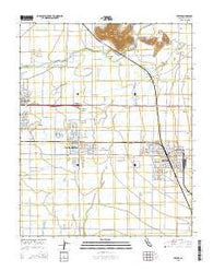 Exeter California Current topographic map, 1:24000 scale, 7.5 X 7.5 Minute, Year 2015