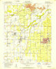 Exeter California Historical topographic map, 1:24000 scale, 7.5 X 7.5 Minute, Year 1950