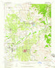 Exeter California Historical topographic map, 1:62500 scale, 15 X 15 Minute, Year 1952
