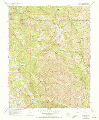 Eylar Mountain California Historical topographic map, 1:24000 scale, 7.5 X 7.5 Minute, Year 1955