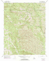 Eylar Mtn California Historical topographic map, 1:24000 scale, 7.5 X 7.5 Minute, Year 1955