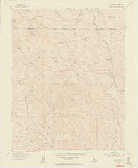 Eylar Mtn California Historical topographic map, 1:24000 scale, 7.5 X 7.5 Minute, Year 1955