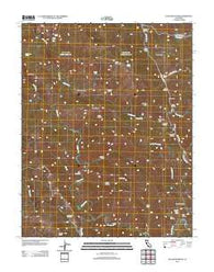 Eylar Mountain California Historical topographic map, 1:24000 scale, 7.5 X 7.5 Minute, Year 2012