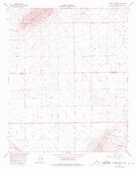 Fairmont Butte California Historical topographic map, 1:24000 scale, 7.5 X 7.5 Minute, Year 1965
